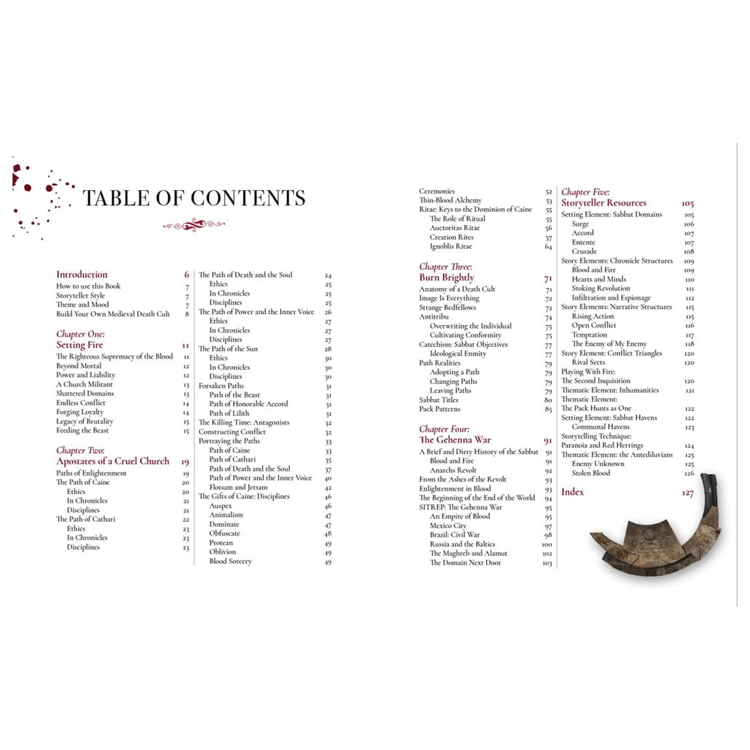 Vampire: The Masquerade 5th Edition RPG kniha Sabbat: The Black Hand Sourcebook *Anglická verze* fotografii produktu