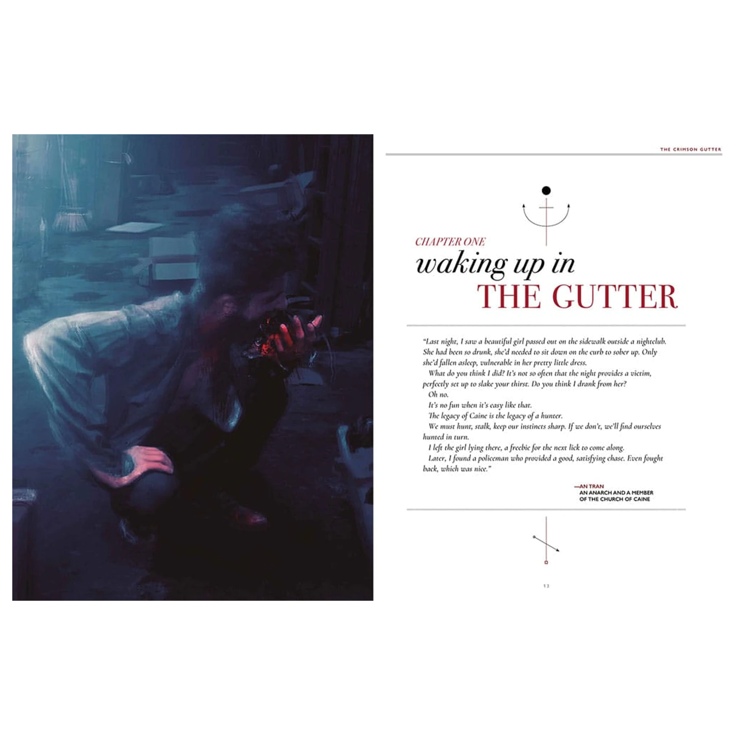 Vampire: The Masquerade 5th Edition RPG kniha The Crimson Gutter Chronicle Book *Anglická verze* fotografii produktu