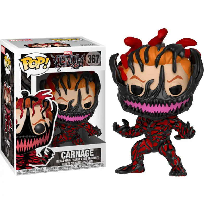 Venom POP! Marvel Vinylová kývající hlava Carnage 9 cm fotografii produktu