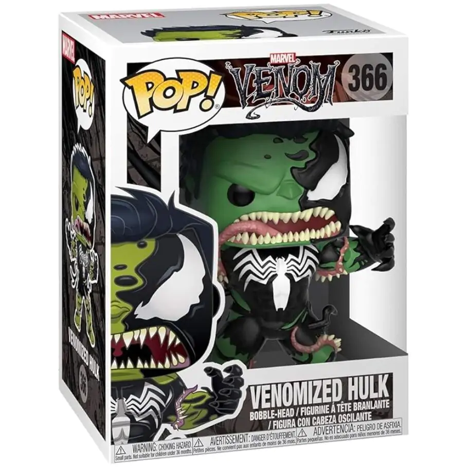 Venom POP! Marvel Vinyl Bobble-Head Venomized Hulk 9 cm fotografii produktu