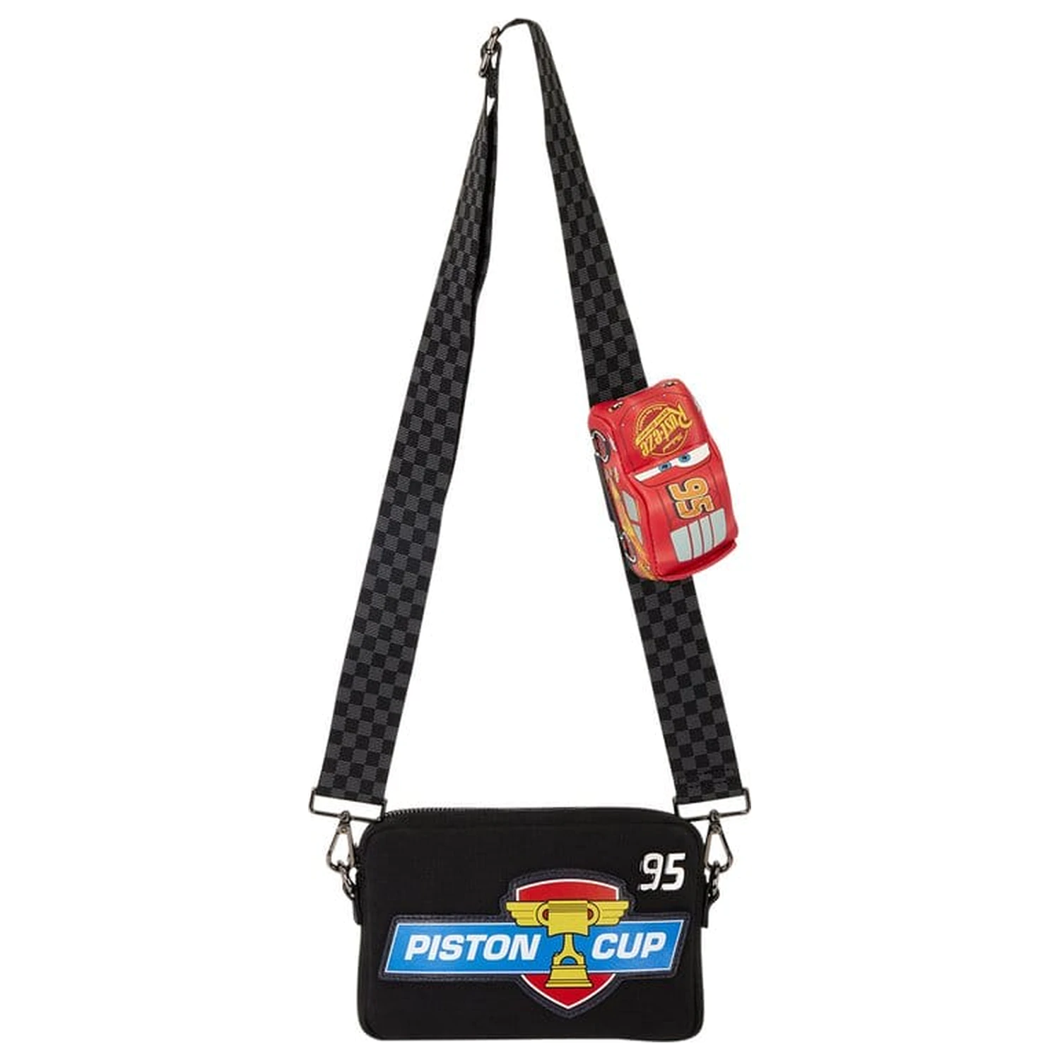 Cars by Loungefly Sling Bag 20th Anniversary Piston Cup fotografii produktu