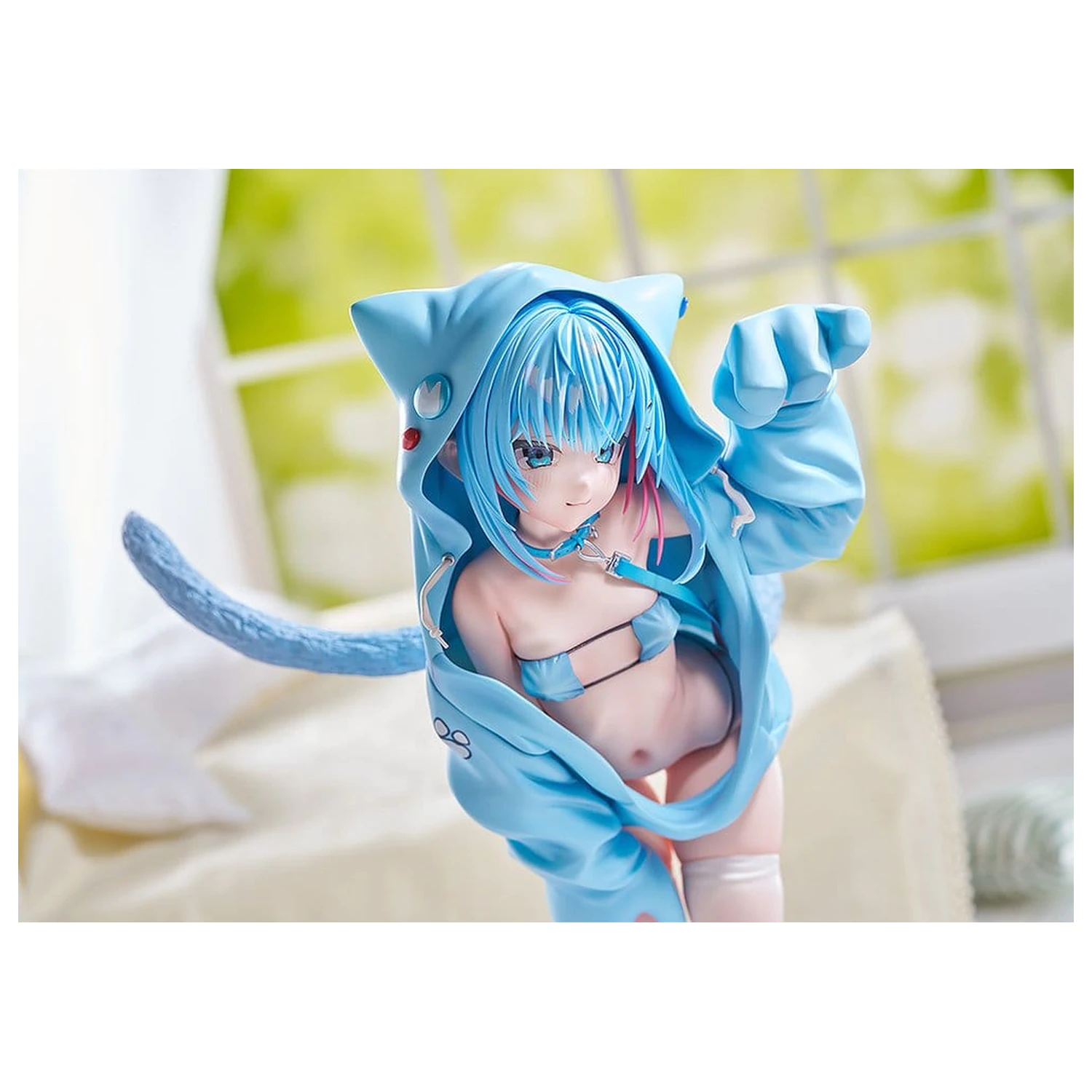 Virtual illustrator Kanzarin PVC figurka 1/6 kanzarin-chan: Cat-Eared Hoodie Ver. 26 cm fotografii produktu