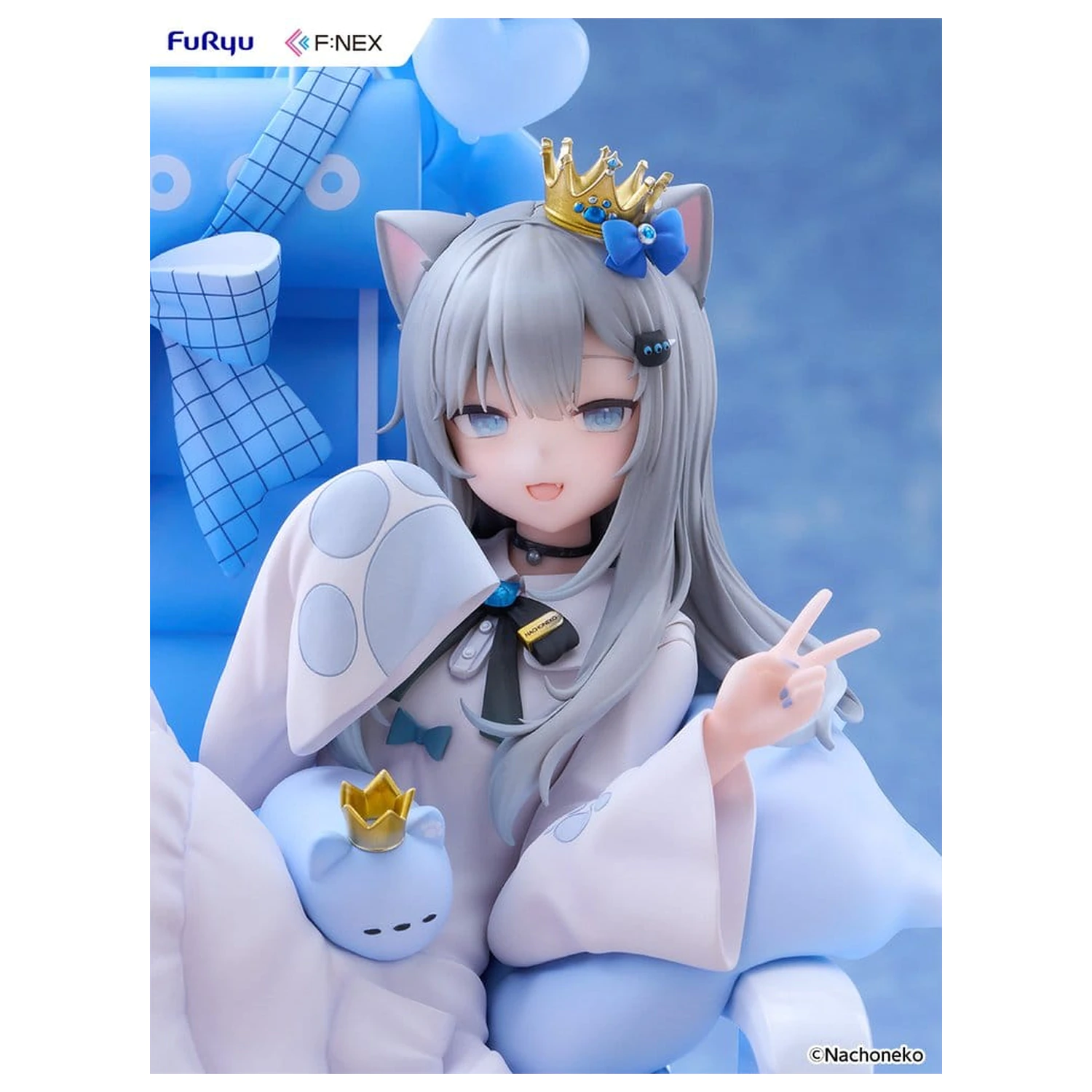 Virtual YouTuber F:NEX PVC figurka 1/7 Nachoneko Birthday Ver. 24 cm fotografii produktu