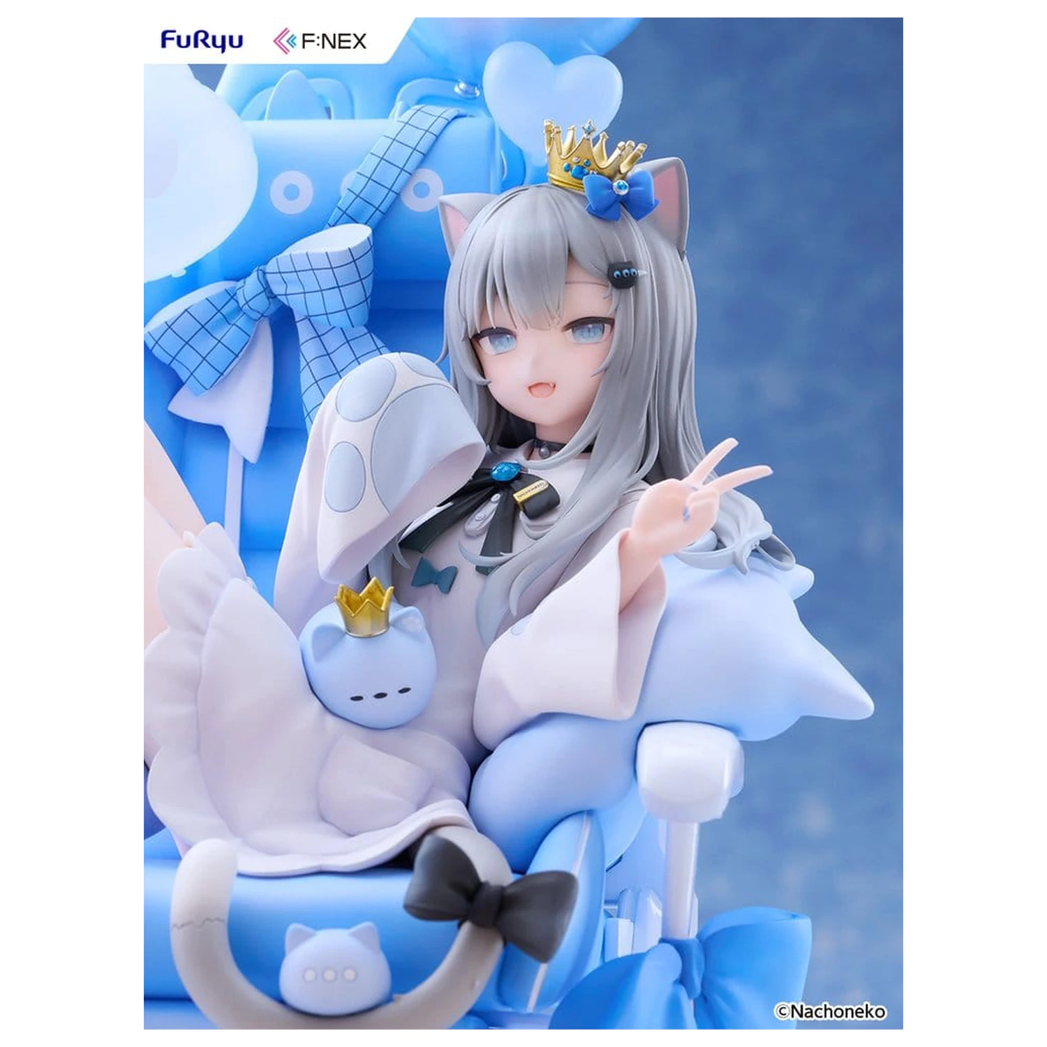 Virtual YouTuber F:NEX PVC figurka 1/7 Nachoneko Birthday Ver. 24 cm fotografii produktu