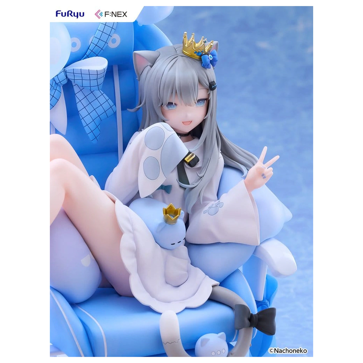 Virtual YouTuber F:NEX PVC figurka 1/7 Nachoneko Birthday Ver. 24 cm fotografii produktu