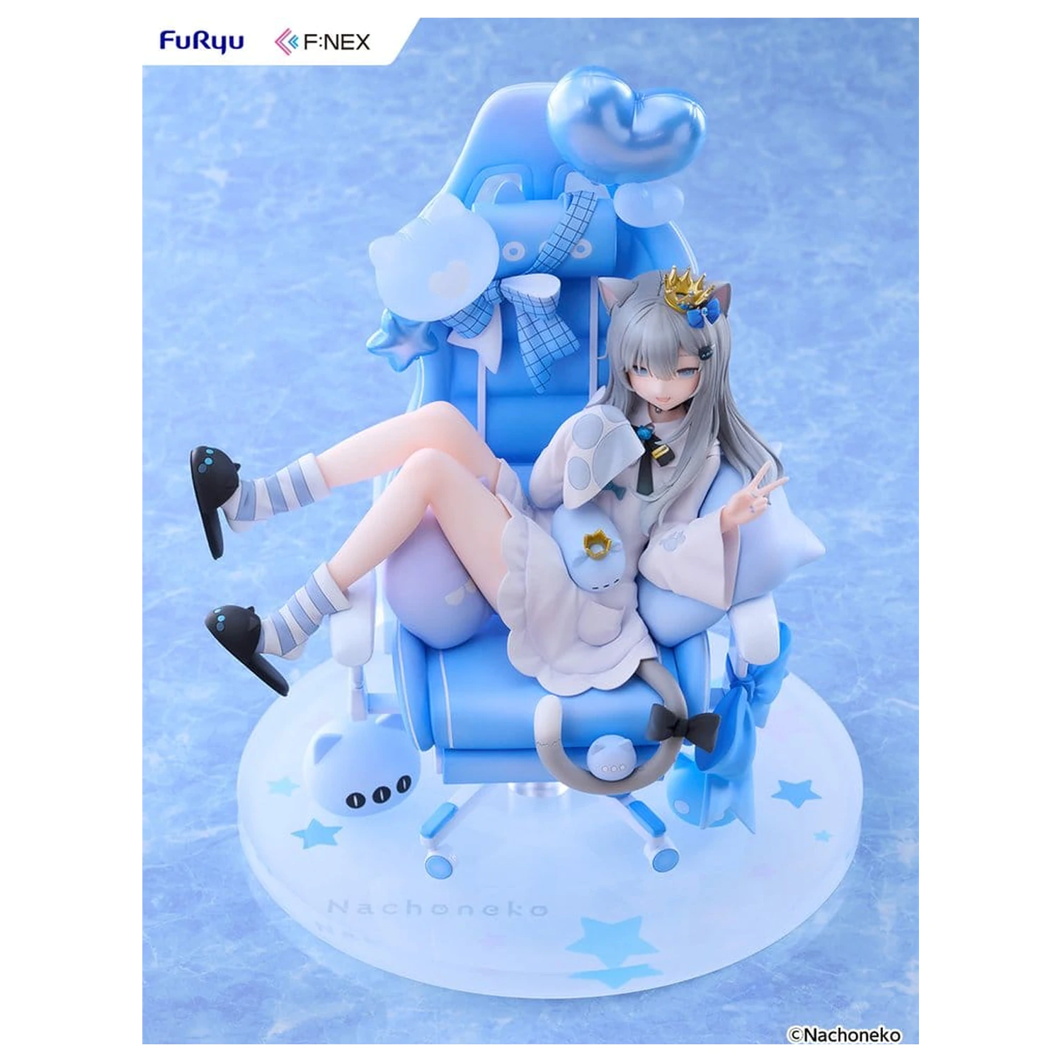Virtual YouTuber F:NEX PVC figurka 1/7 Nachoneko Birthday Ver. 24 cm fotografii produktu