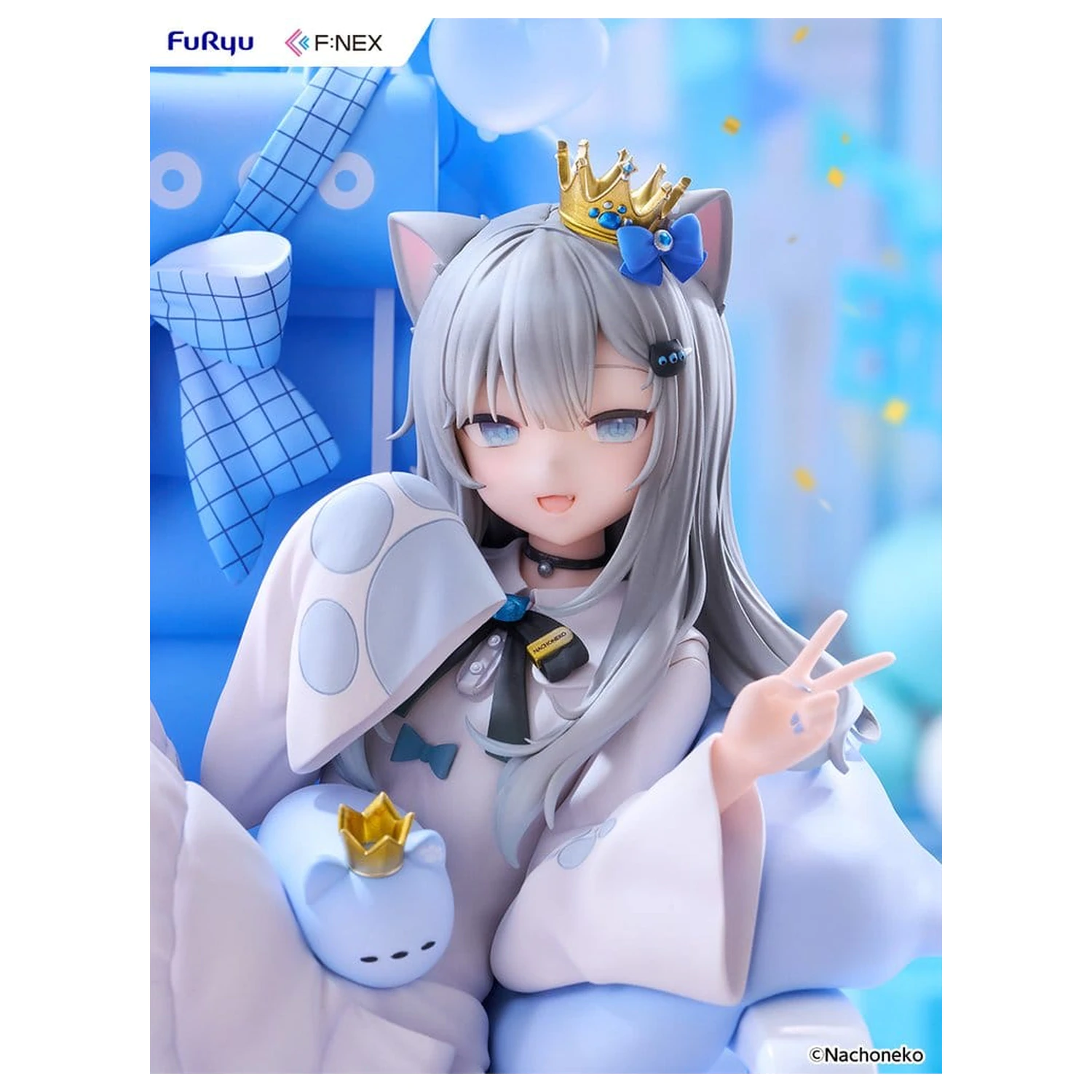 Virtual YouTuber F:NEX PVC figurka 1/7 Nachoneko Birthday Ver. 24 cm fotografii produktu