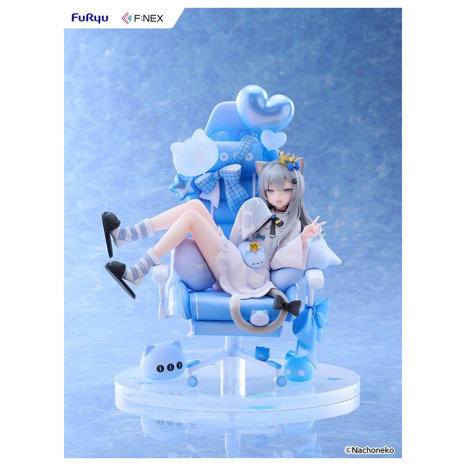 Virtual YouTuber F:NEX PVC figurka 1/7 Nachoneko Birthday Ver. 24 cm fotografii produktu