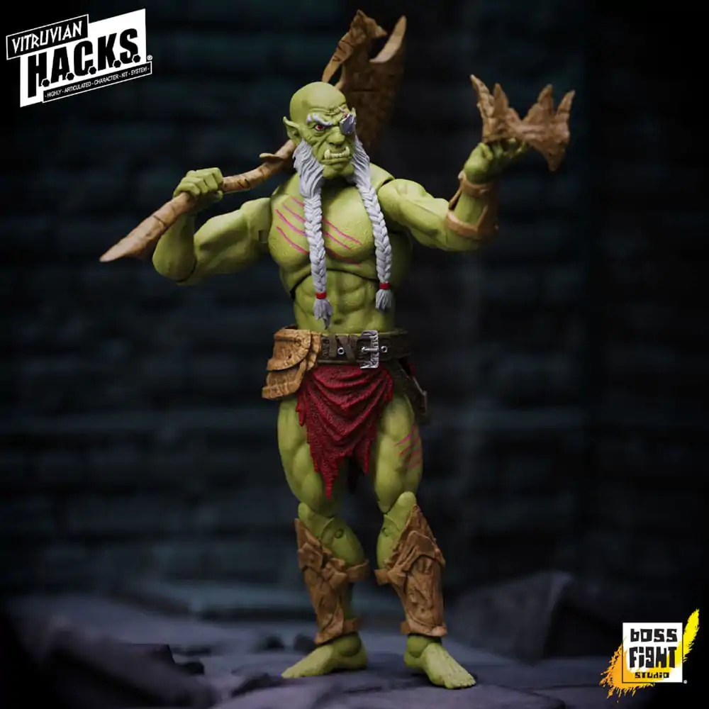 Akční figurka Vitruvian H.A.C.K.S. Mighty Orc Sovran Bur'Zagi fotografii produktu