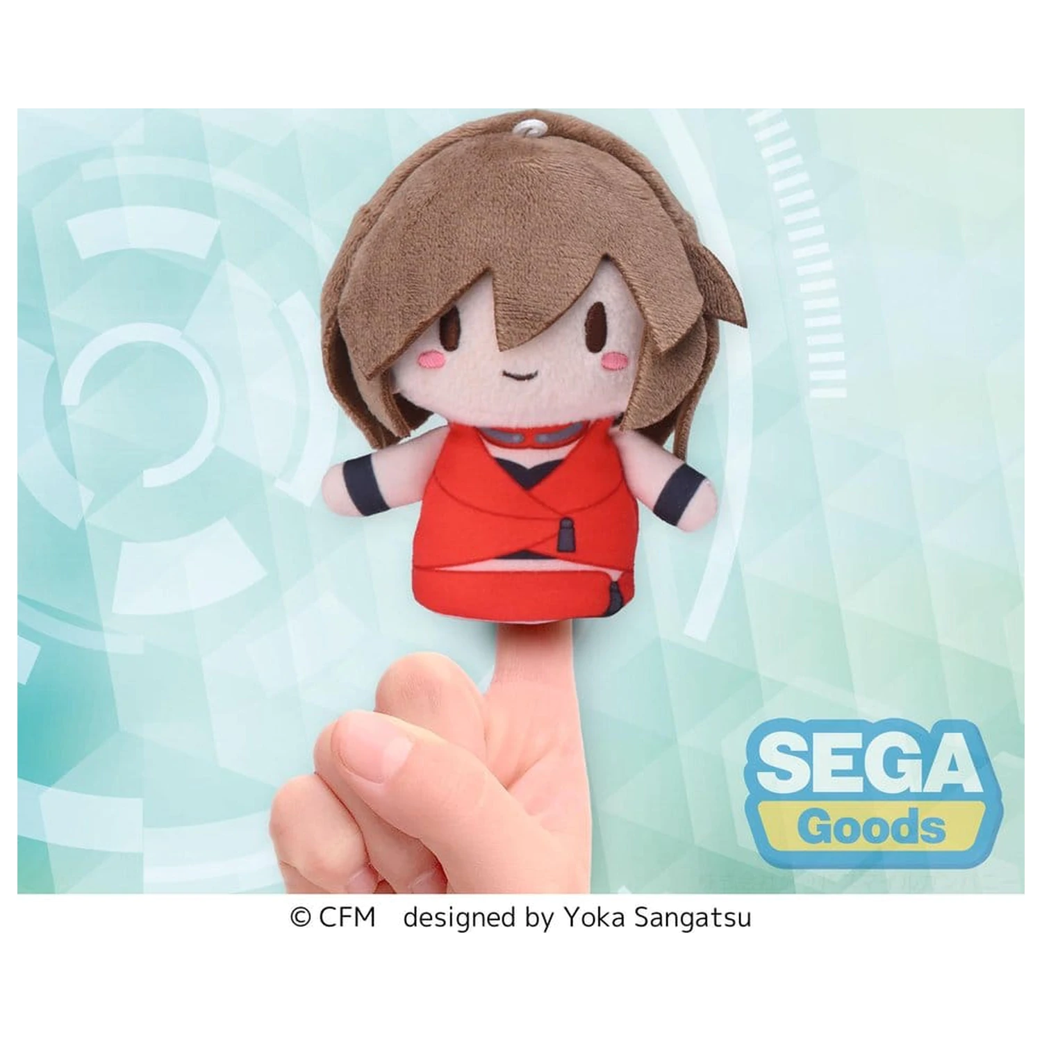 Plyšová figurka Vocaloid Fuwa Petit MEIKO Finger Mascot 10 cm fotografii produktu