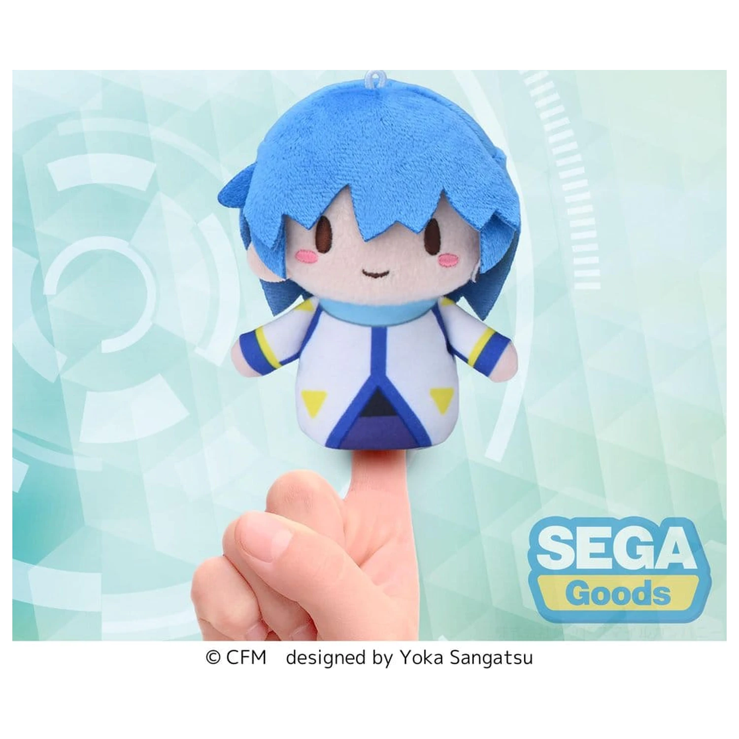 Vocaloid Fuwa Petit Plush Kaito prstový maskot 10 cm fotografii produktu