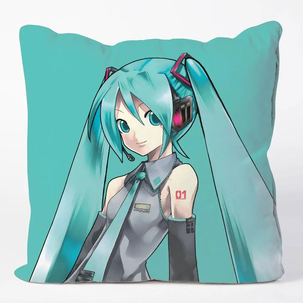 Povlak na polštář Vocaloid Hatsune Miku 50 x 50 cm fotografii produktu