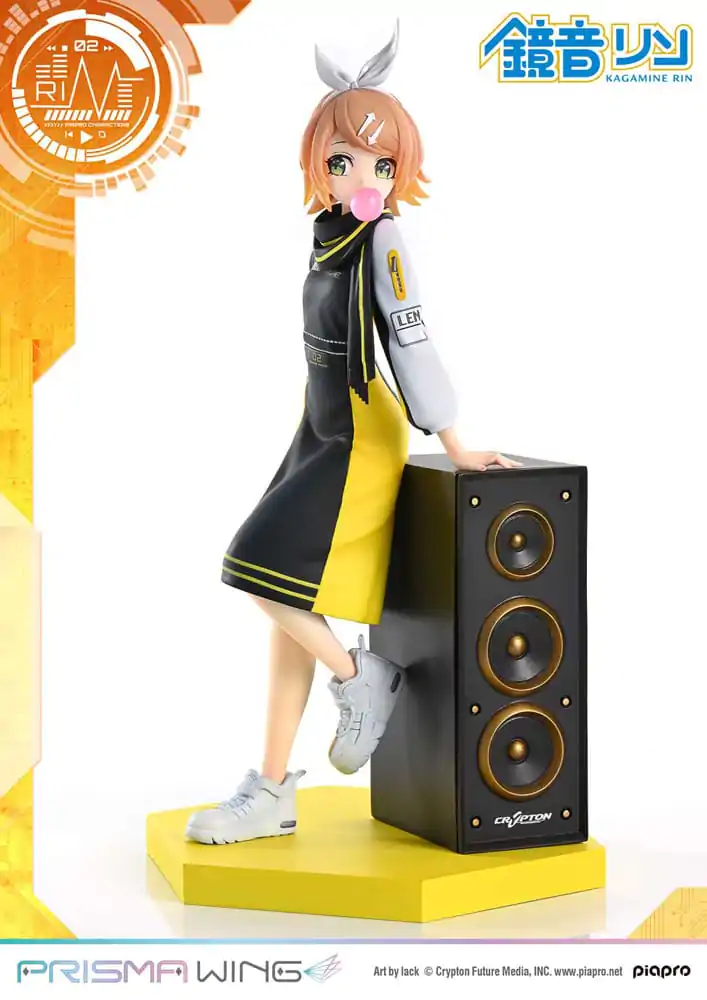 Vocaloid Piapro Characters Prisma Wing PVC Socha 1/7 Kagamine Rin (Art by lack) 21 cm fotografii produktu