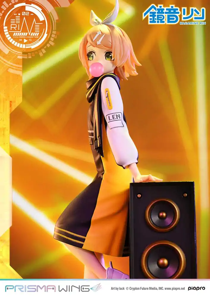 Vocaloid Piapro Characters Prisma Wing PVC Socha 1/7 Kagamine Rin (Art by lack) 21 cm fotografii produktu