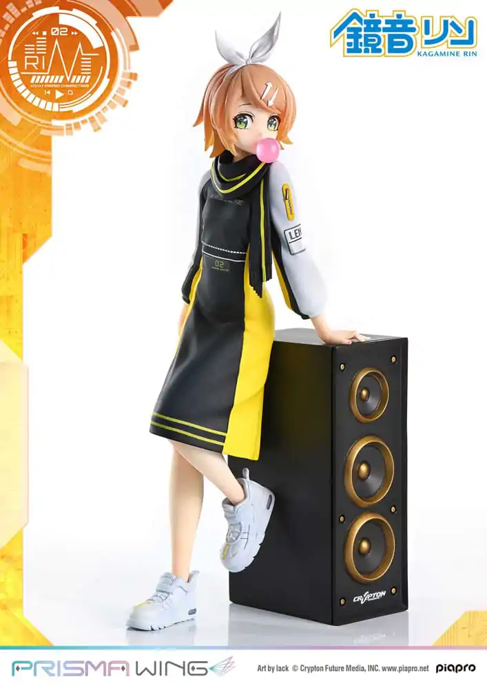 Vocaloid Piapro Characters Prisma Wing PVC Socha 1/7 Kagamine Rin (Art by lack) 21 cm fotografii produktu