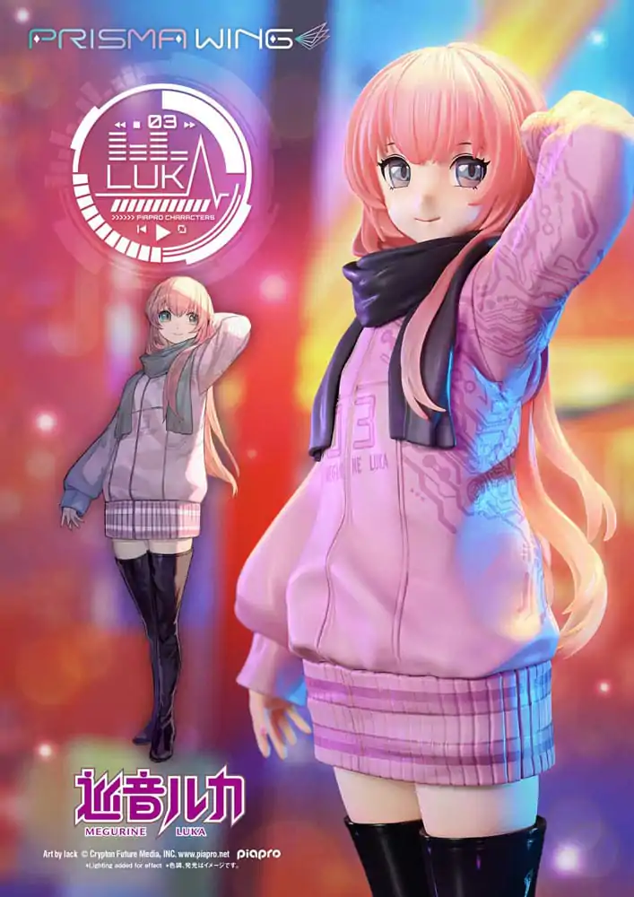 Vocaloid Piapro Characters Prisma Wing PVC soška 1/7 Megurine Luka (Art by lack) 23 cm fotografii produktu