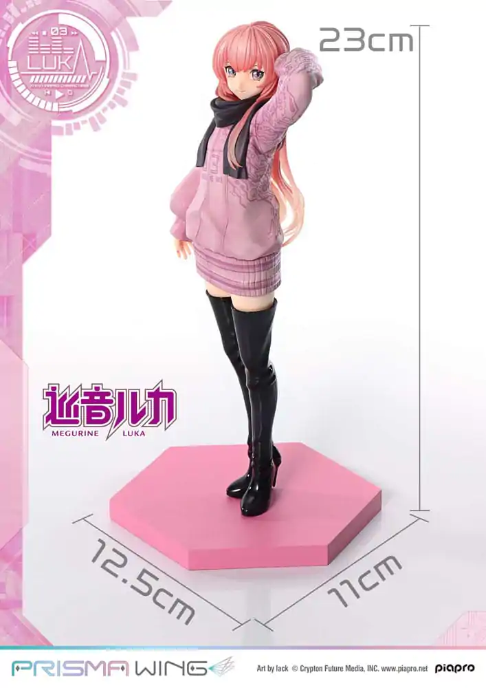 Vocaloid Piapro Characters Prisma Wing PVC soška 1/7 Megurine Luka (Art by lack) 23 cm fotografii produktu