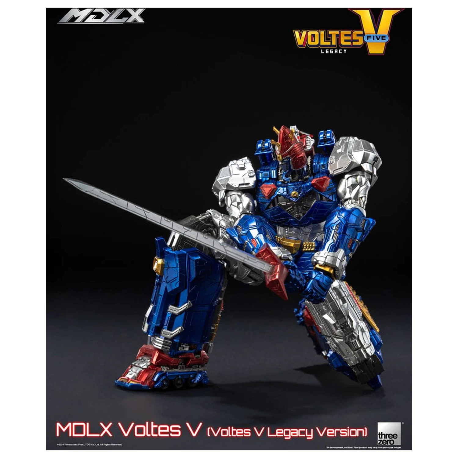 Voltes V MDLX akční figurka Cliffjumper (Voltes V Legacy Version) 15 cm fotografii produktu