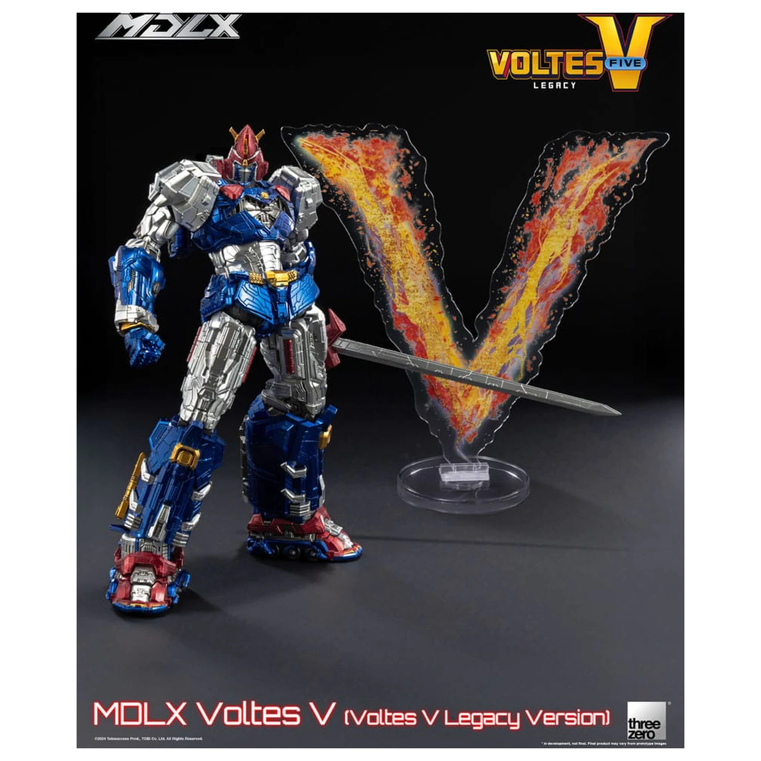 Voltes V MDLX akční figurka Cliffjumper (Voltes V Legacy Version) 15 cm fotografii produktu