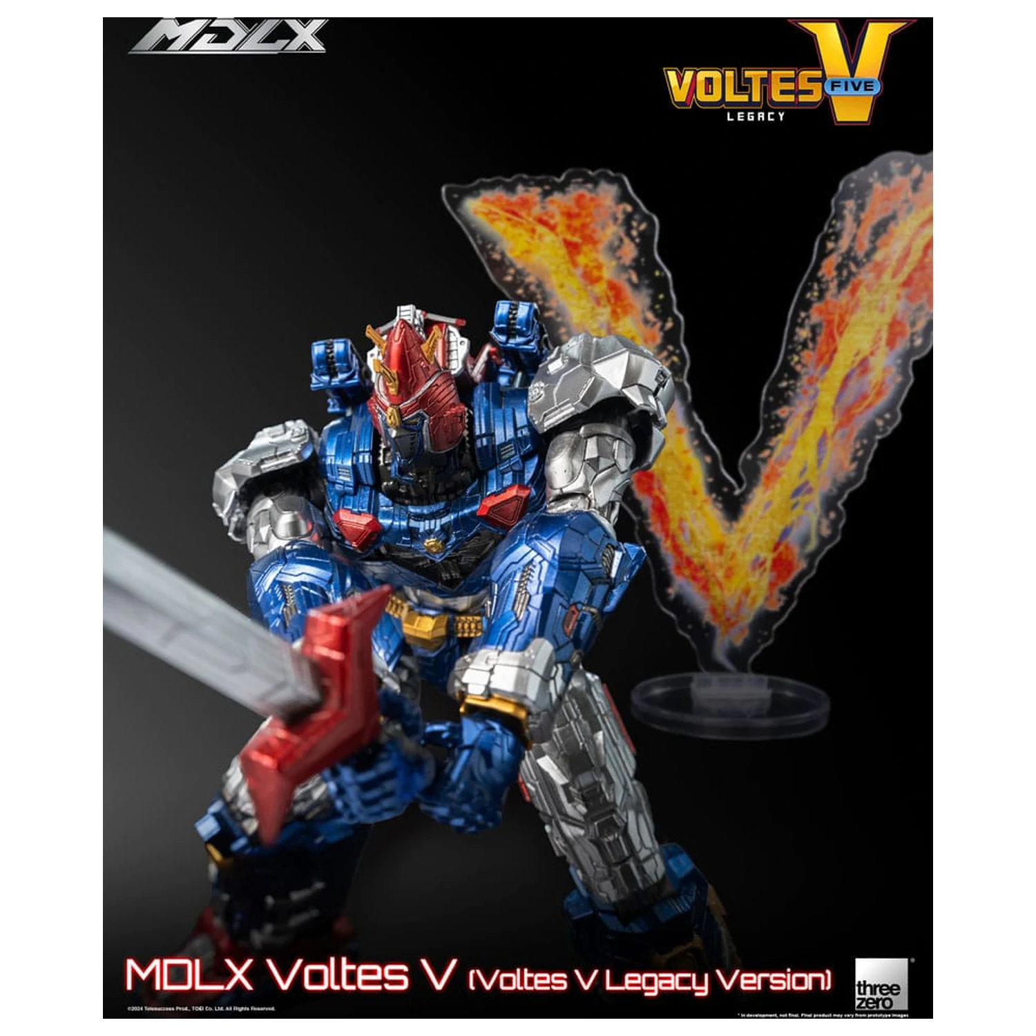 Voltes V MDLX akční figurka Cliffjumper (Voltes V Legacy Version) 15 cm fotografii produktu