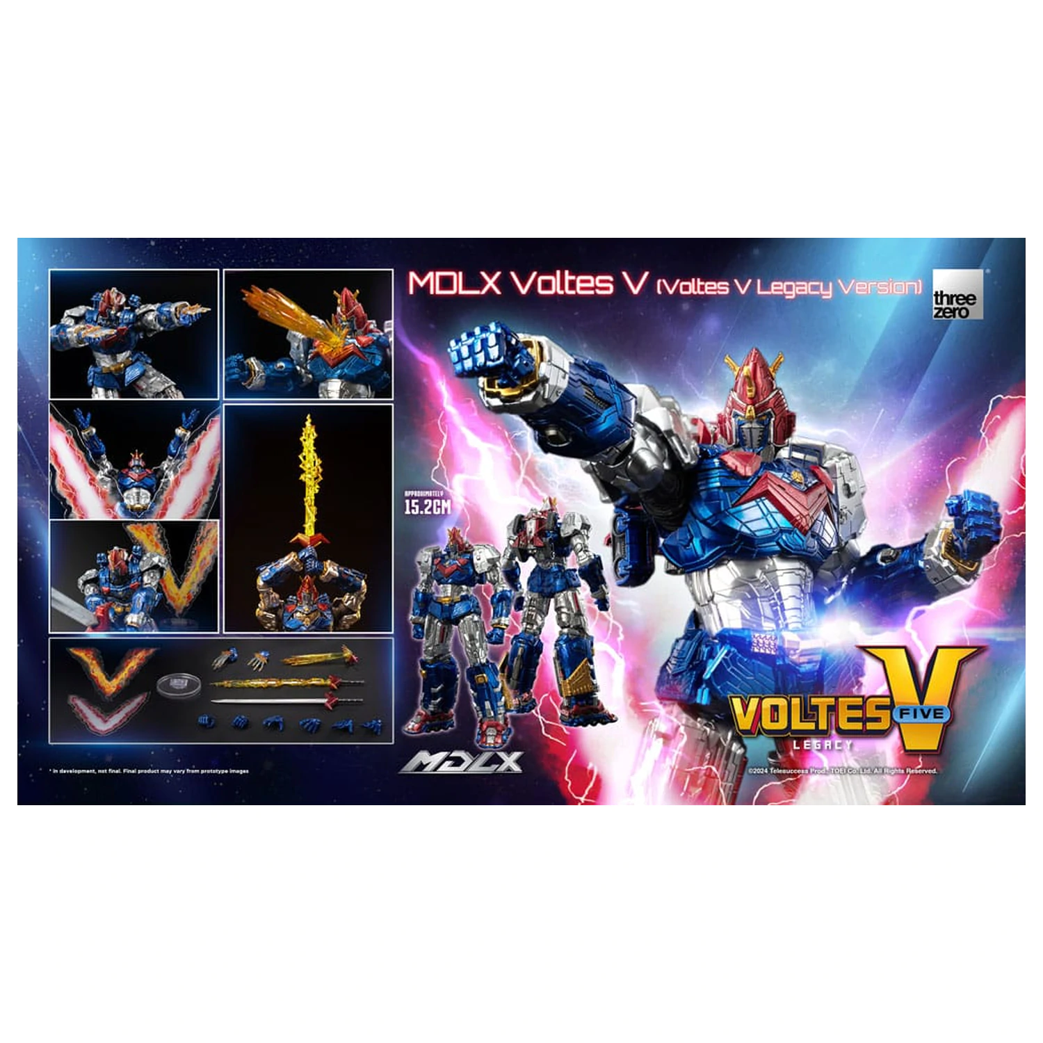 Voltes V MDLX akční figurka Cliffjumper (Voltes V Legacy Version) 15 cm fotografii produktu