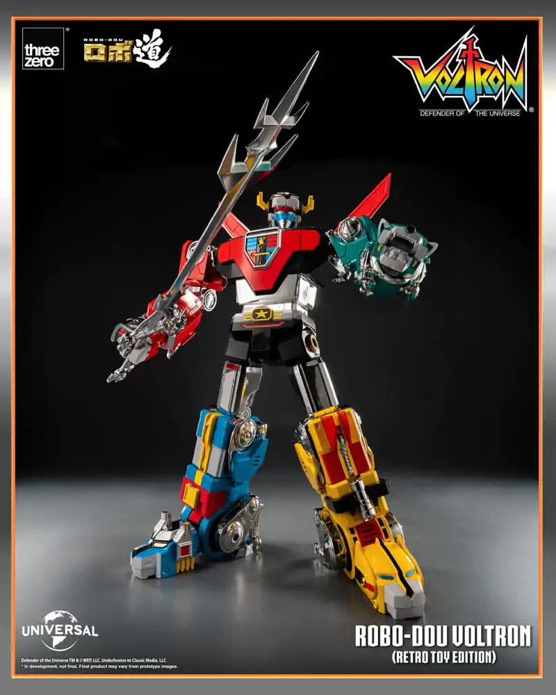 Voltron: Defender of the Universe Robo-Dou akční figurka Voltron Retro Toy Edition 27 cm fotografii produktu