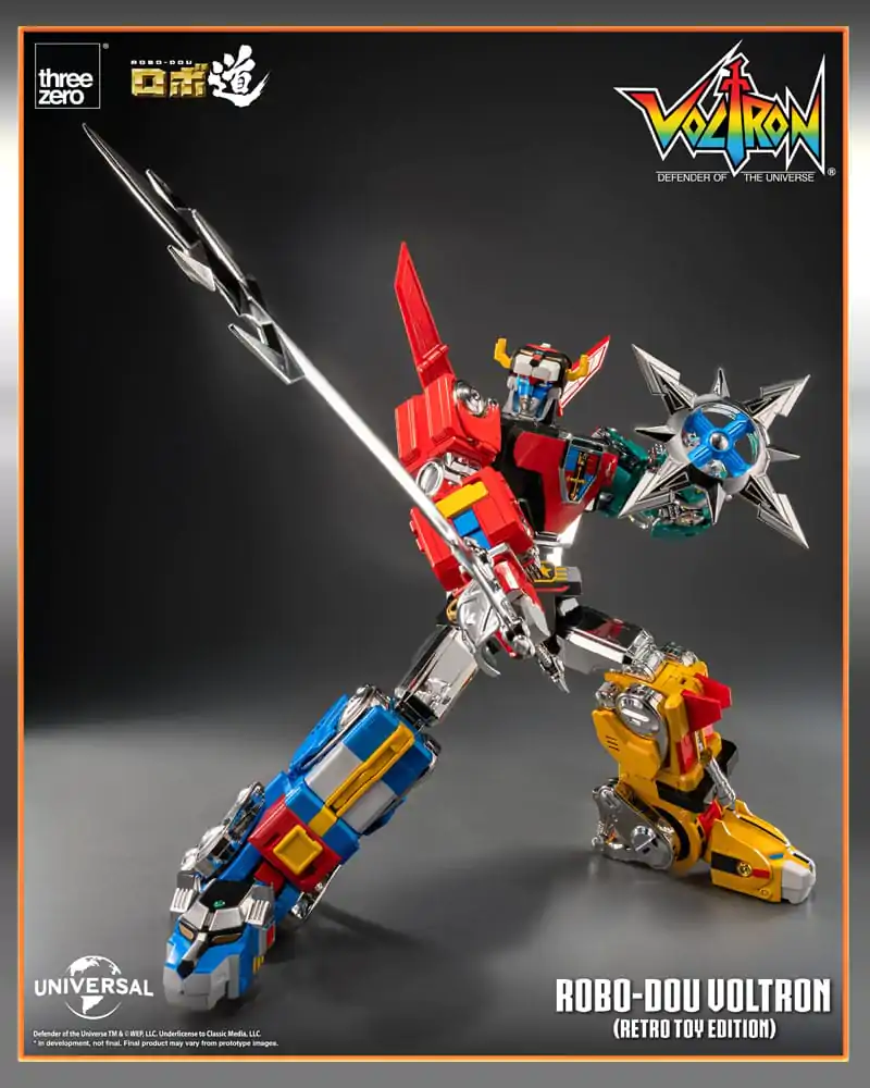 Voltron: Defender of the Universe Robo-Dou akční figurka Voltron Retro Toy Edition 27 cm fotografii produktu