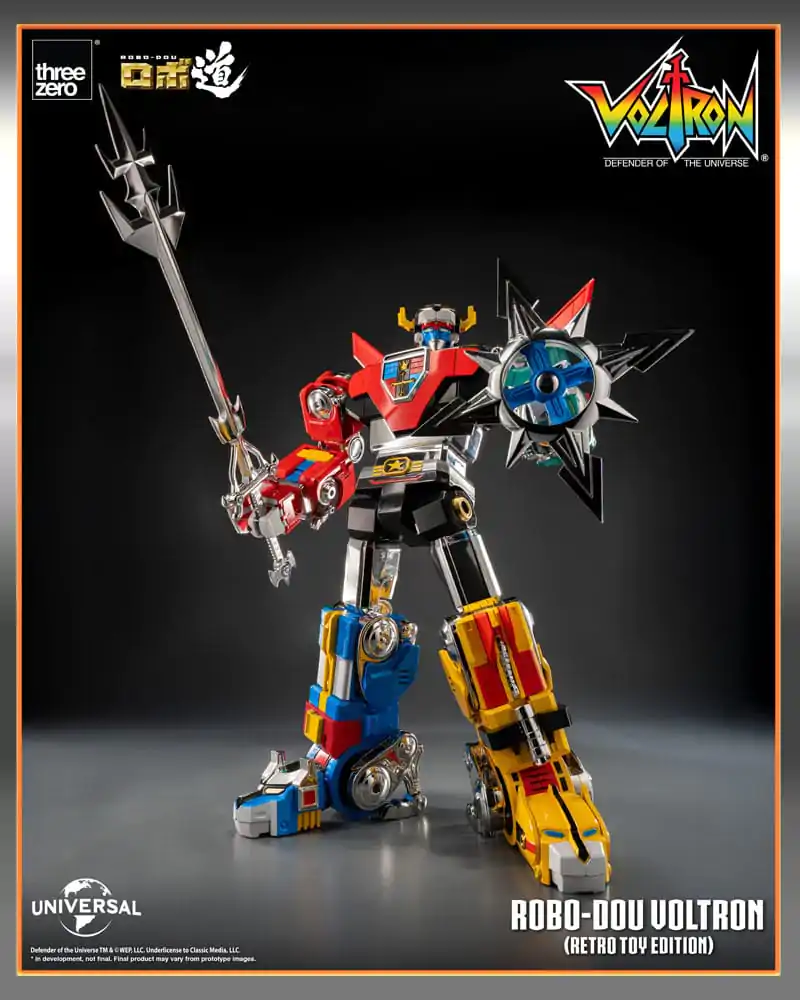 Voltron: Defender of the Universe Robo-Dou akční figurka Voltron Retro Toy Edition 27 cm fotografii produktu