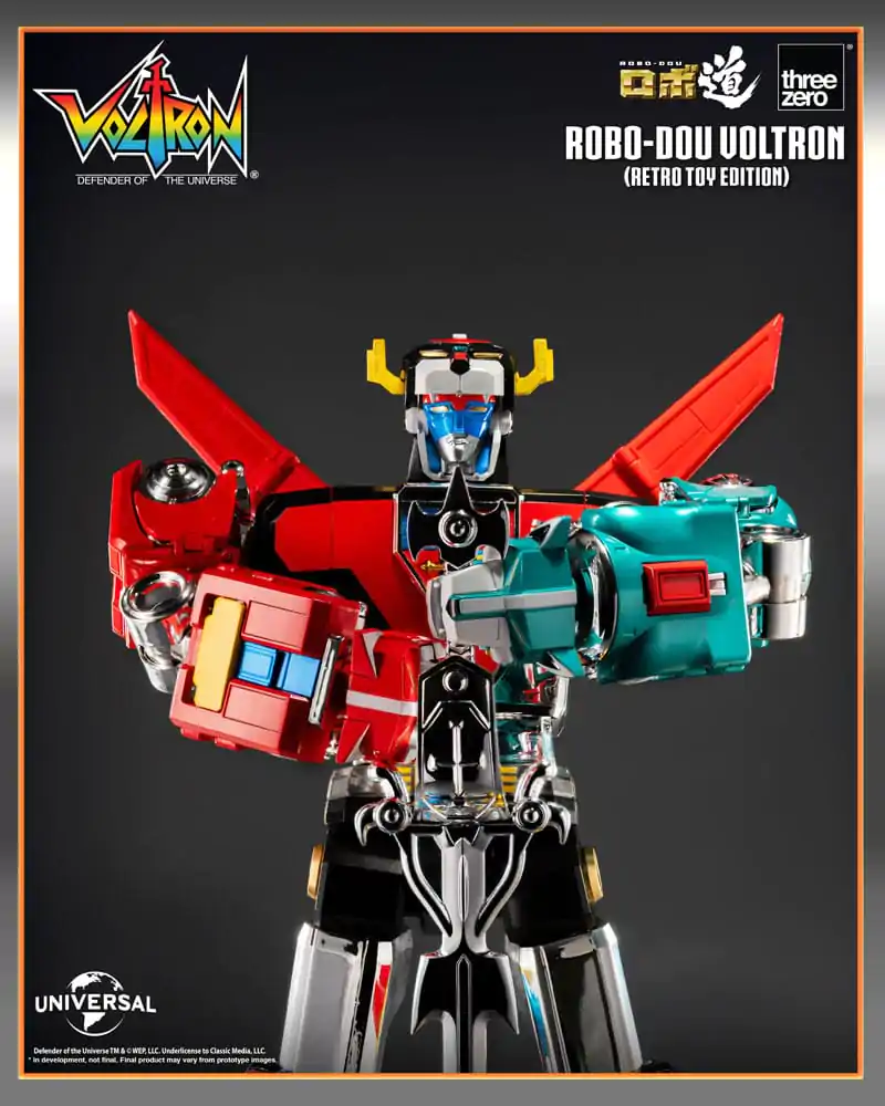 Voltron: Defender of the Universe Robo-Dou akční figurka Voltron Retro Toy Edition 27 cm fotografii produktu