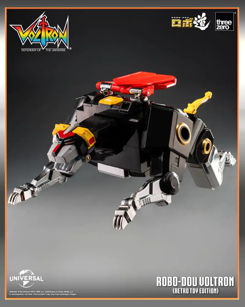 Voltron: Defender of the Universe Robo-Dou akční figurka Voltron Retro Toy Edition 27 cm fotografii produktu