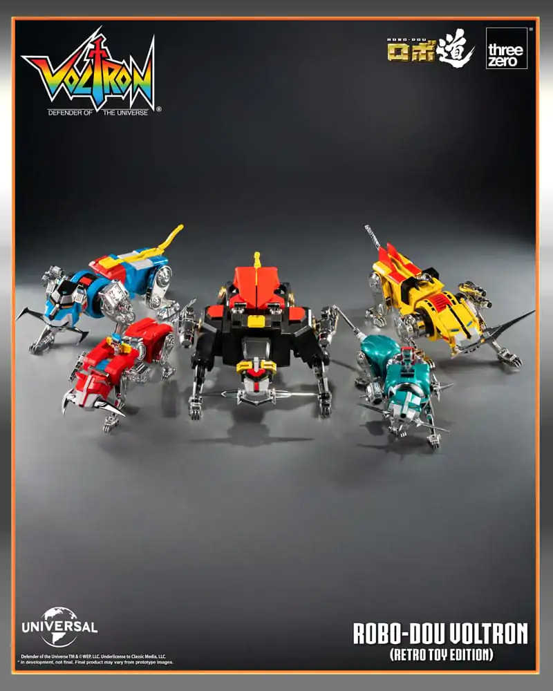 Voltron: Defender of the Universe Robo-Dou akční figurka Voltron Retro Toy Edition 27 cm fotografii produktu