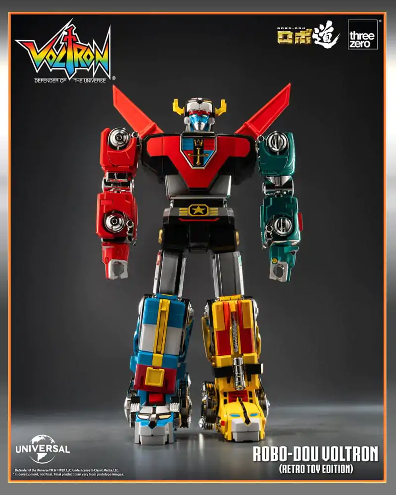 Voltron: Defender of the Universe Robo-Dou akční figurka Voltron Retro Toy Edition 27 cm fotografii produktu