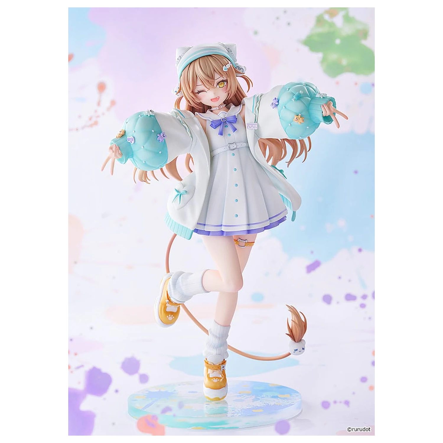 VTuber PVC soška 1/7 Rurudo Lion Pastel Oniku Ver. 25 cm fotografii produktu