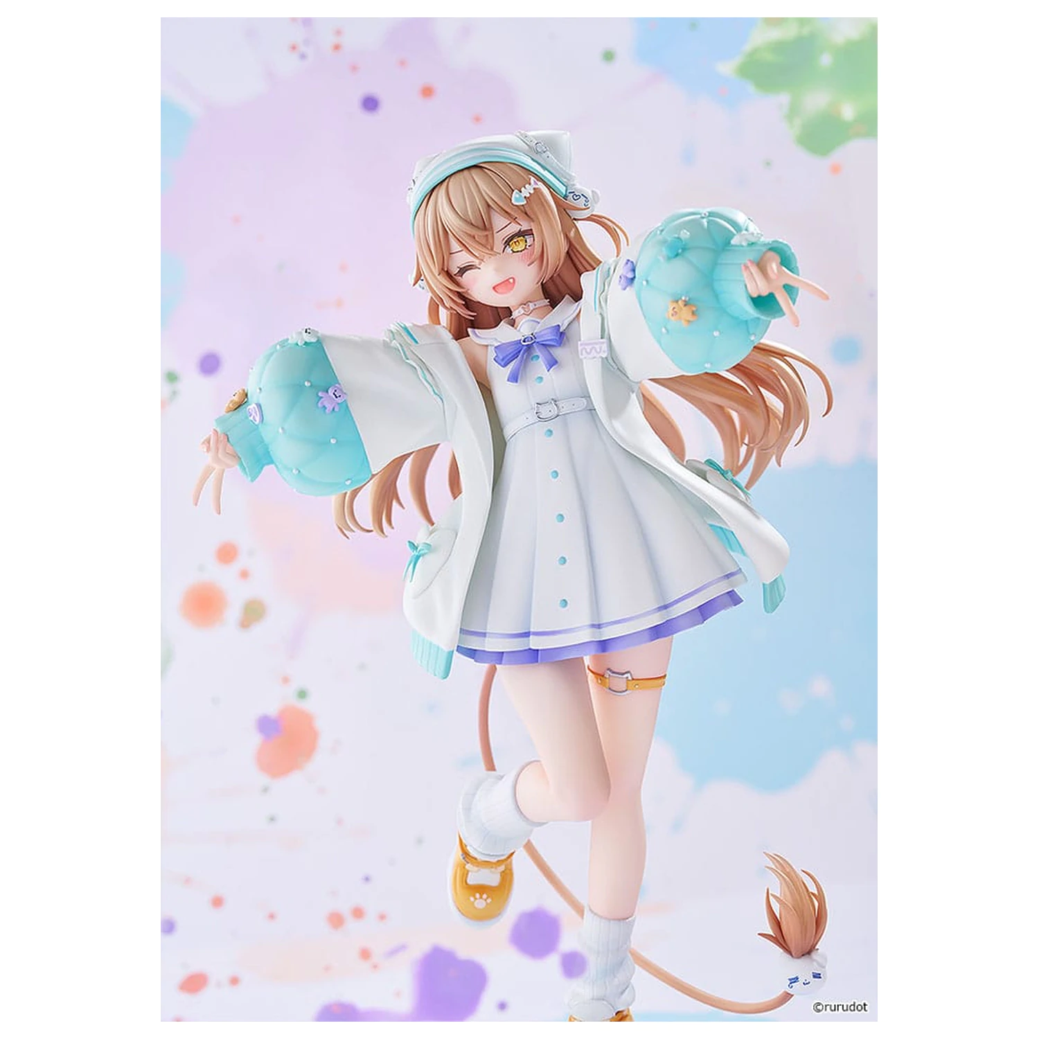 VTuber PVC soška 1/7 Rurudo Lion Pastel Oniku Ver. 25 cm fotografii produktu
