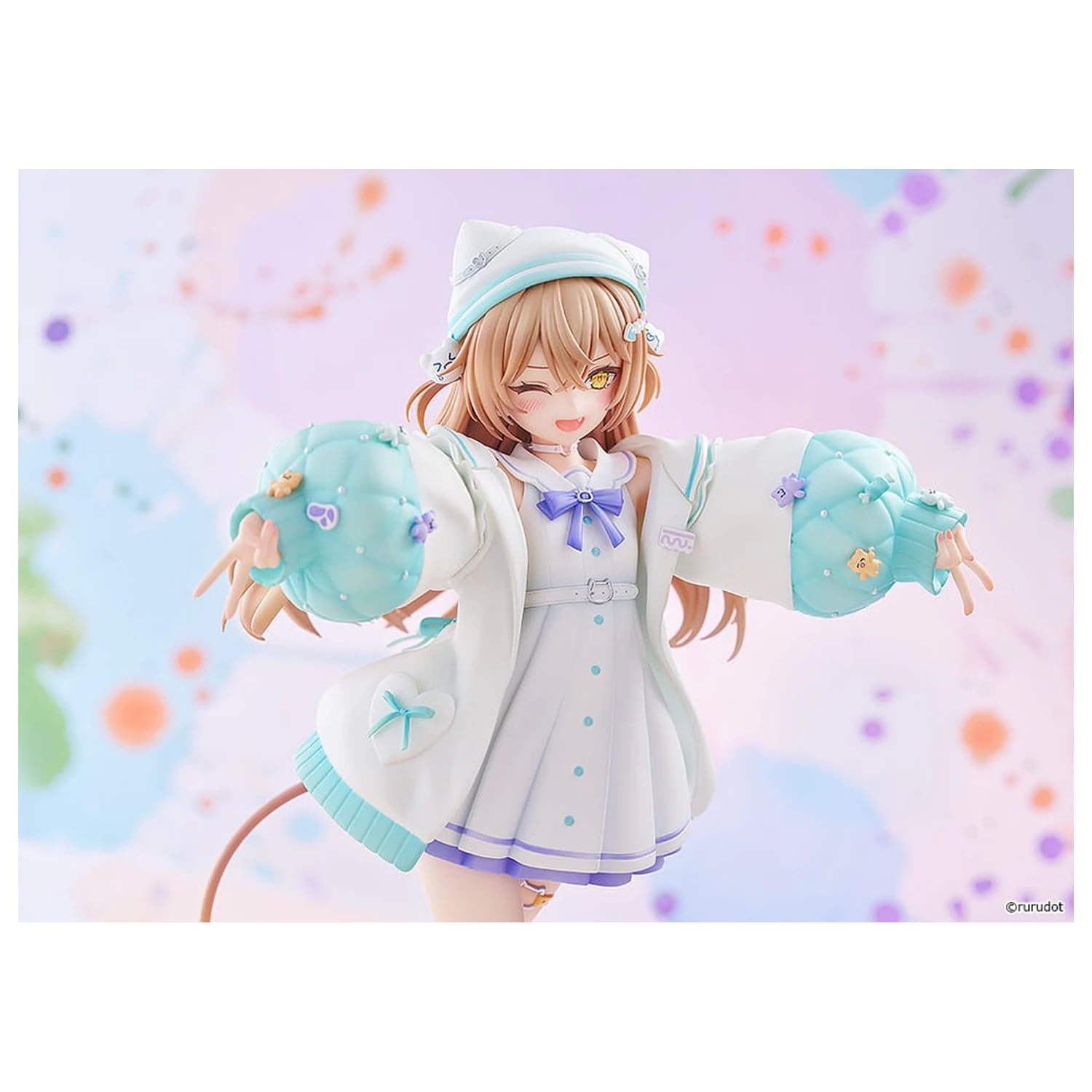 VTuber PVC soška 1/7 Rurudo Lion Pastel Oniku Ver. 25 cm fotografii produktu
