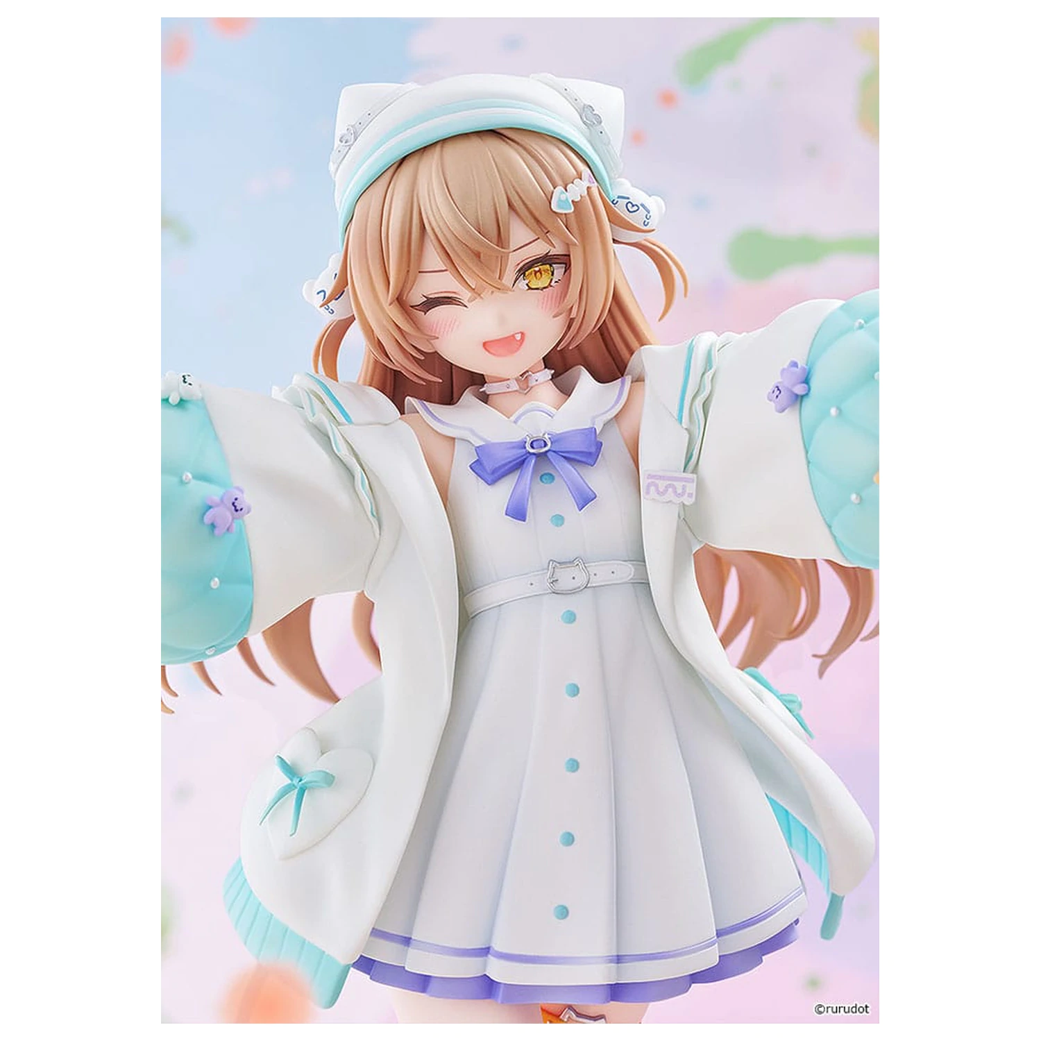 VTuber PVC soška 1/7 Rurudo Lion Pastel Oniku Ver. 25 cm fotografii produktu