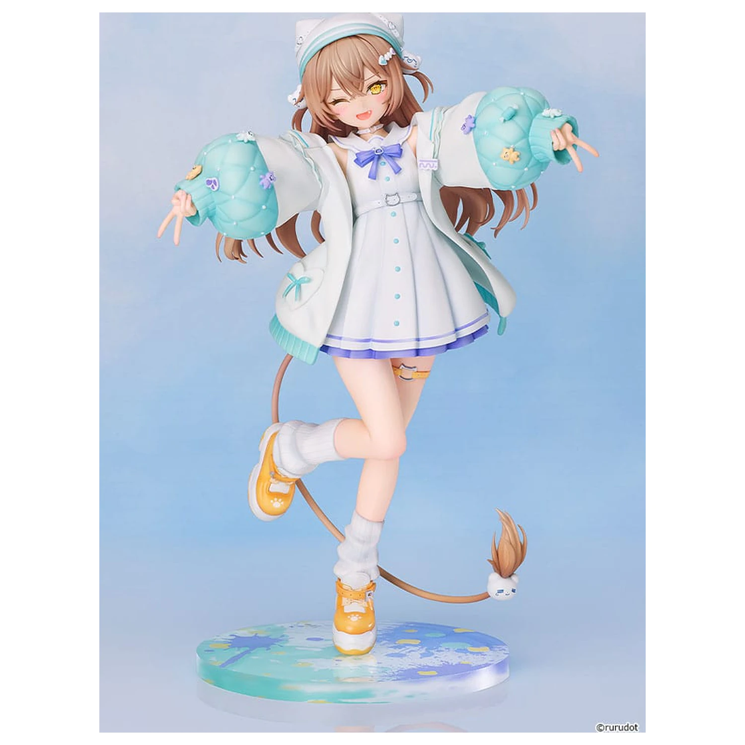 VTuber PVC soška 1/7 Rurudo Lion Pastel Oniku Ver. 25 cm fotografii produktu