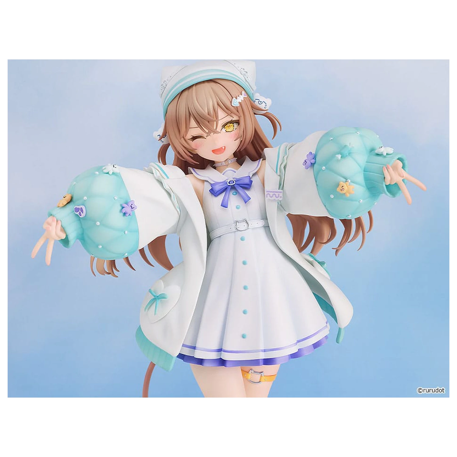 VTuber PVC soška 1/7 Rurudo Lion Pastel Oniku Ver. 25 cm fotografii produktu