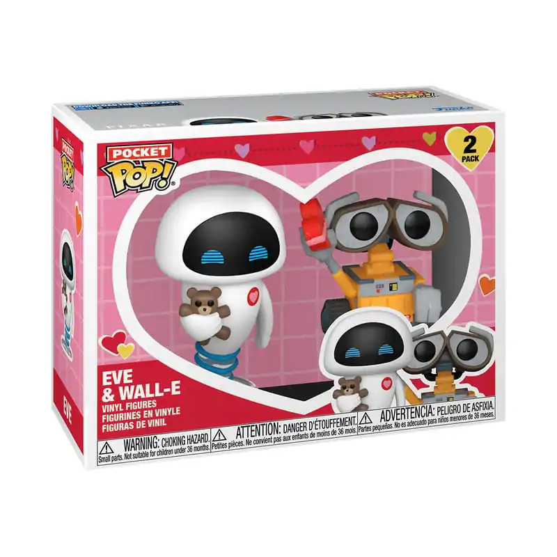 Wall-E Kapesní Funko POP! Vinylová figurka 2-Pack Valentýn 4 cm fotografii produktu