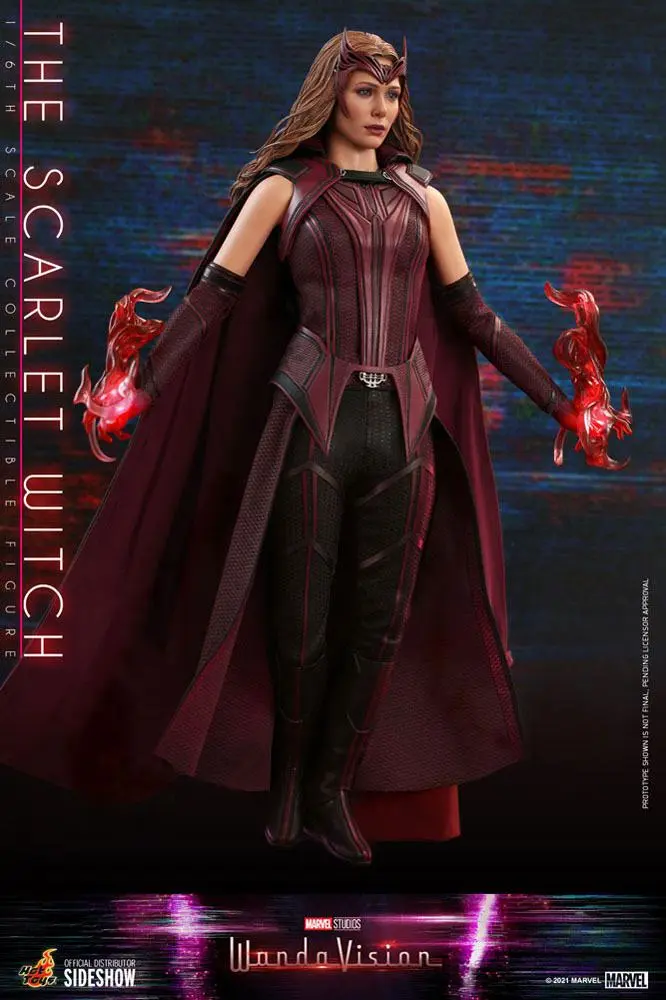 Akční figurka WandaVision 1/6 The Scarlet Witch 28 cm fotografii produktu