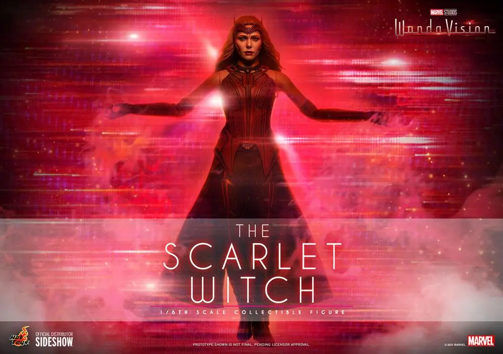 Akční figurka WandaVision 1/6 The Scarlet Witch 28 cm fotografii produktu