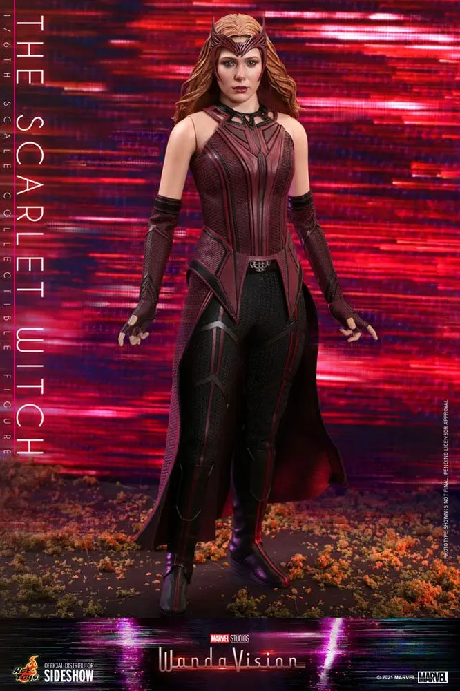 Akční figurka WandaVision 1/6 The Scarlet Witch 28 cm fotografii produktu