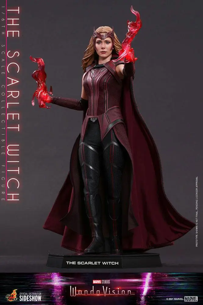 Akční figurka WandaVision 1/6 The Scarlet Witch 28 cm fotografii produktu