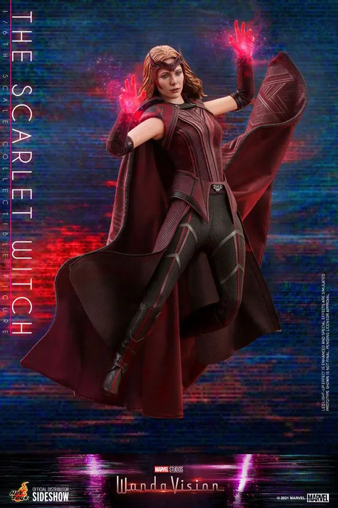 Akční figurka WandaVision 1/6 The Scarlet Witch 28 cm fotografii produktu