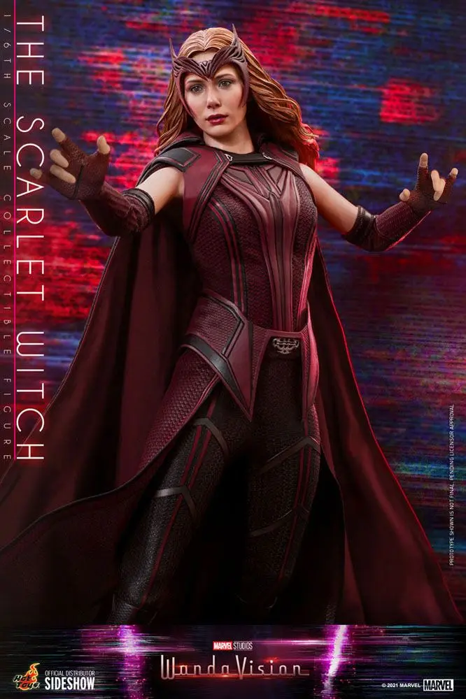 Akční figurka WandaVision 1/6 The Scarlet Witch 28 cm fotografii produktu