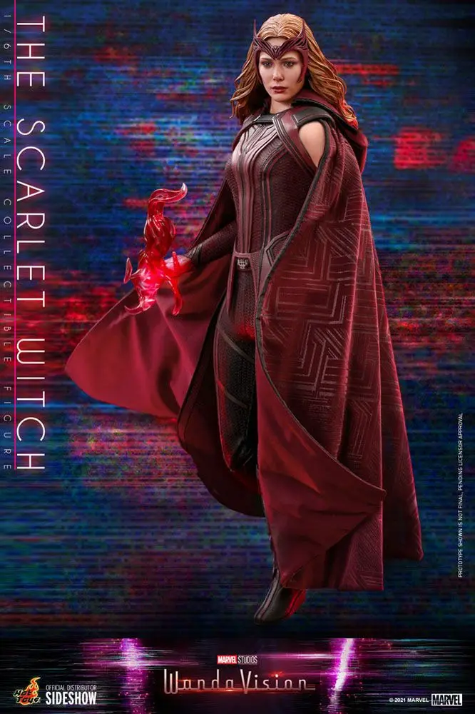 Akční figurka WandaVision 1/6 The Scarlet Witch 28 cm fotografii produktu