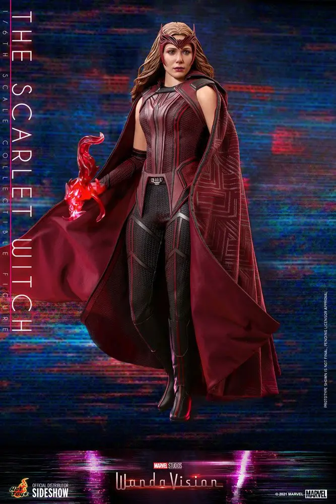 Akční figurka WandaVision 1/6 The Scarlet Witch 28 cm fotografii produktu