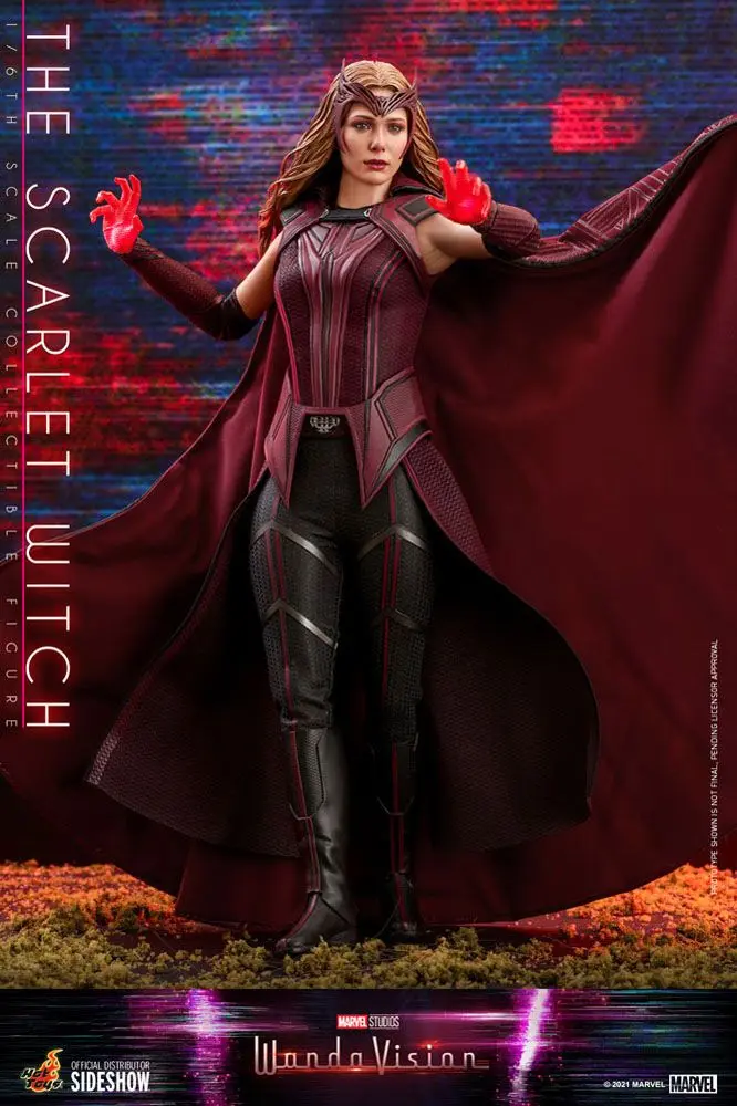 Akční figurka WandaVision 1/6 The Scarlet Witch 28 cm fotografii produktu