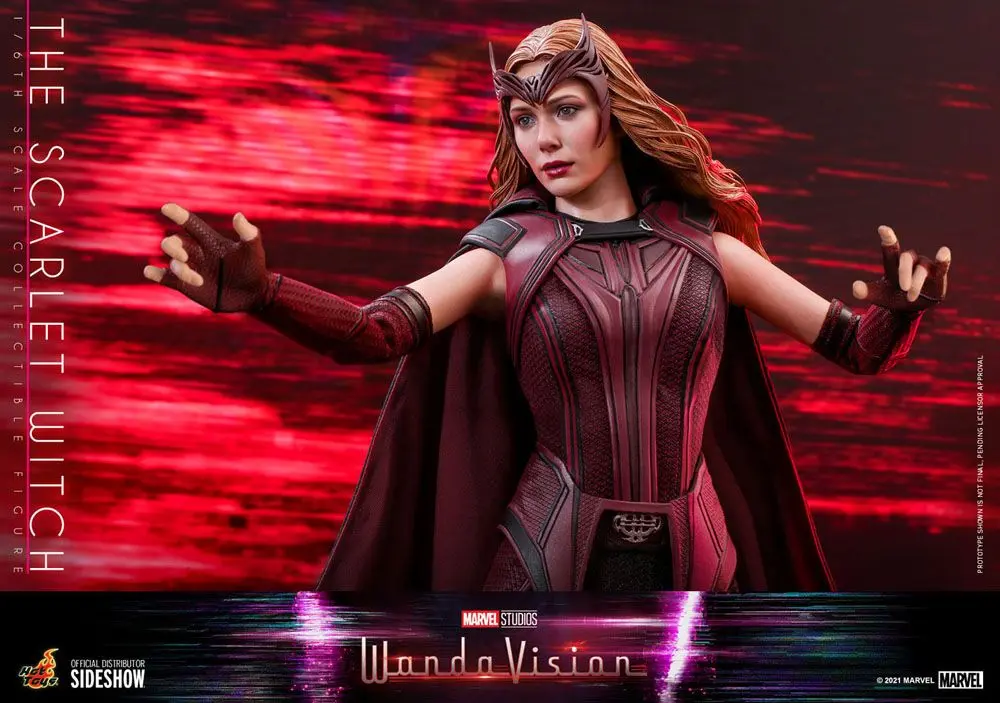 Akční figurka WandaVision 1/6 The Scarlet Witch 28 cm fotografii produktu