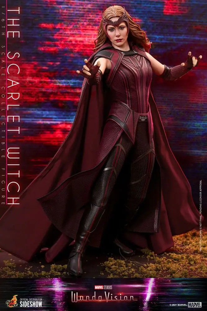 Akční figurka WandaVision 1/6 The Scarlet Witch 28 cm fotografii produktu